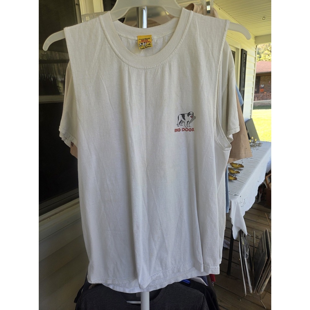 Big Dogs Size Large Its 5 O'clock Somewhere Tank Top Cotton